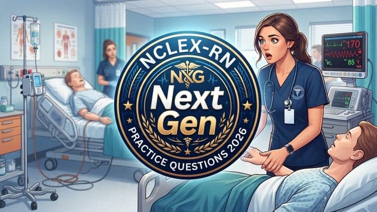 Test prep 2026: Next Gen NCLEX-RN Practice Exams 2026
