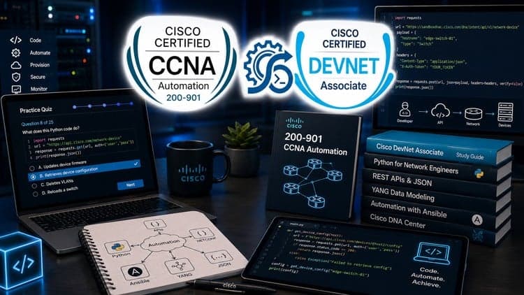 CCNA Automation 200-901 (DevNet Associate) Practice Exams