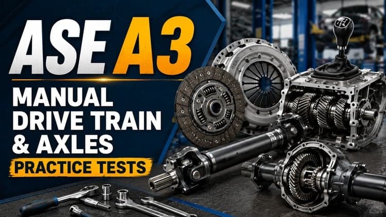 ASE A3 Manual Drive Train & Axles Practice Tests