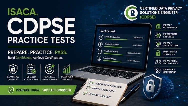 CDPSE Practice Tests: ISACA Data Privacy Certification