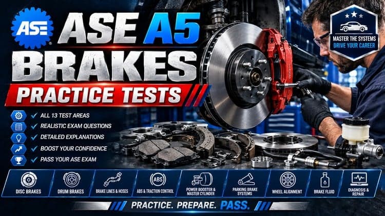ASE A5 Brakes Practice Tests