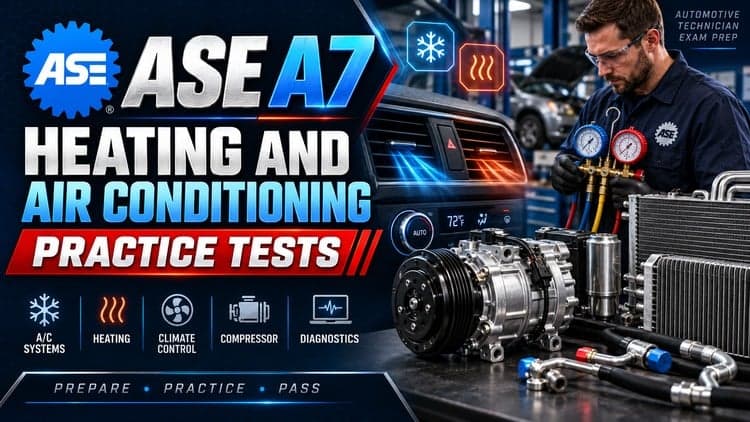 ASE A7 Heating and Air Conditioning Practice Tests