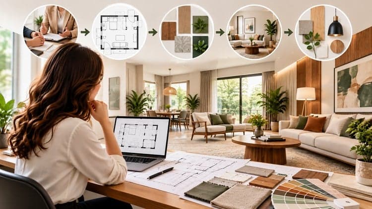 Interior Design Process: Complete Guide for Beginners-2026